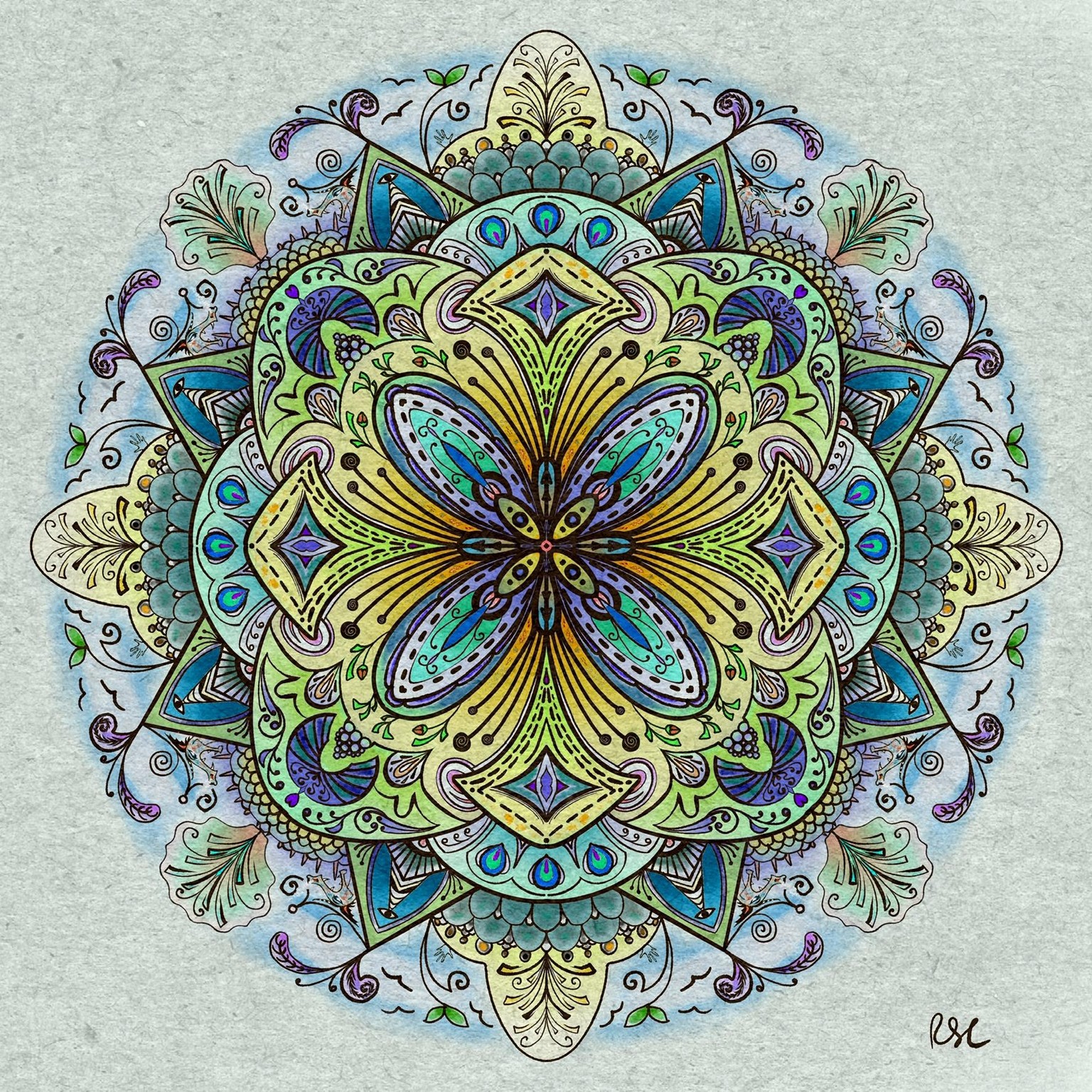 Much Tweaked Mandala and Tiles - image 1 - student project