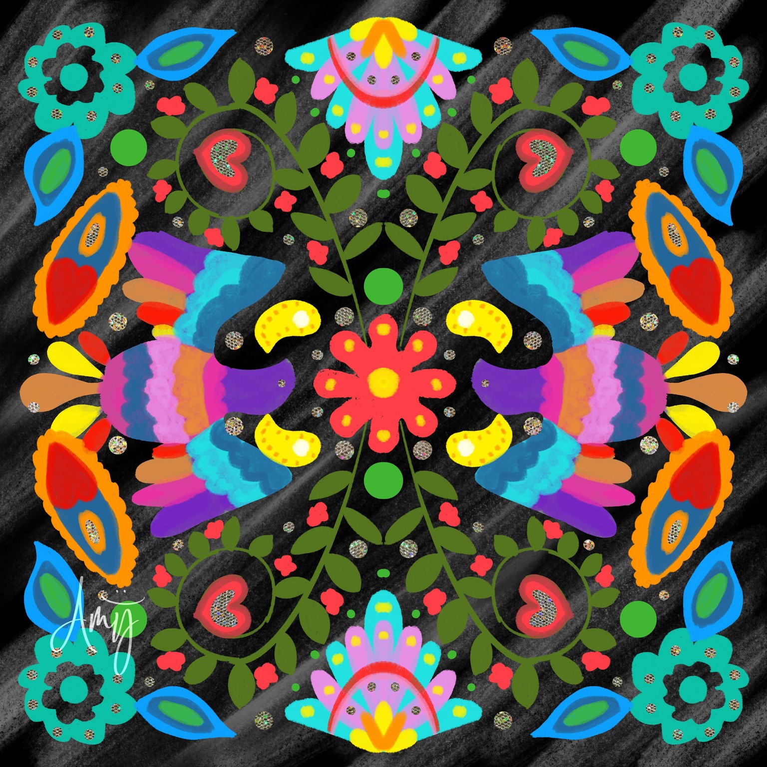 Mexican Art Tile - image 2 - student project