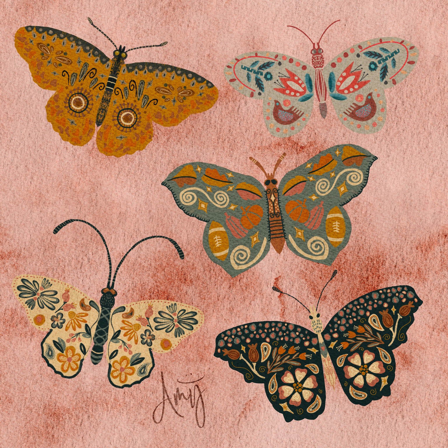 Butterfly collection - image 1 - student project
