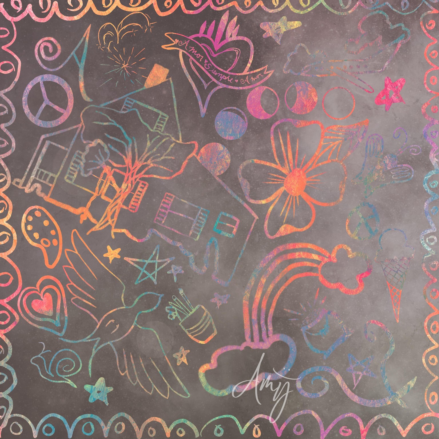 Scratch Art (the Procreate way) - image 4 - student project