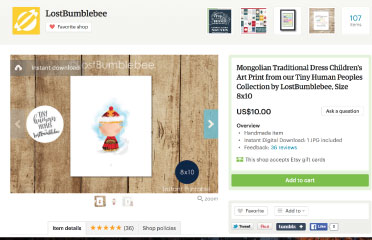 LostBumblebee on Etsy  - image 2 - student project