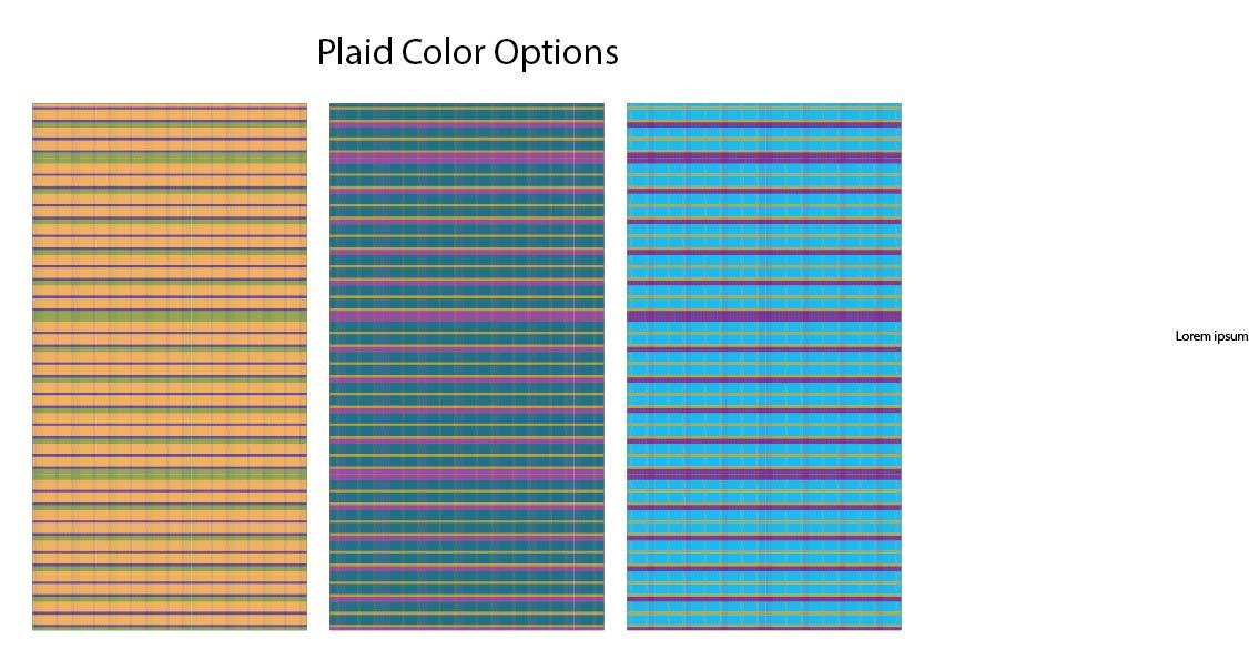 Attempts at Plaid--while learning Ilustrator at the same time - image 1 - student project