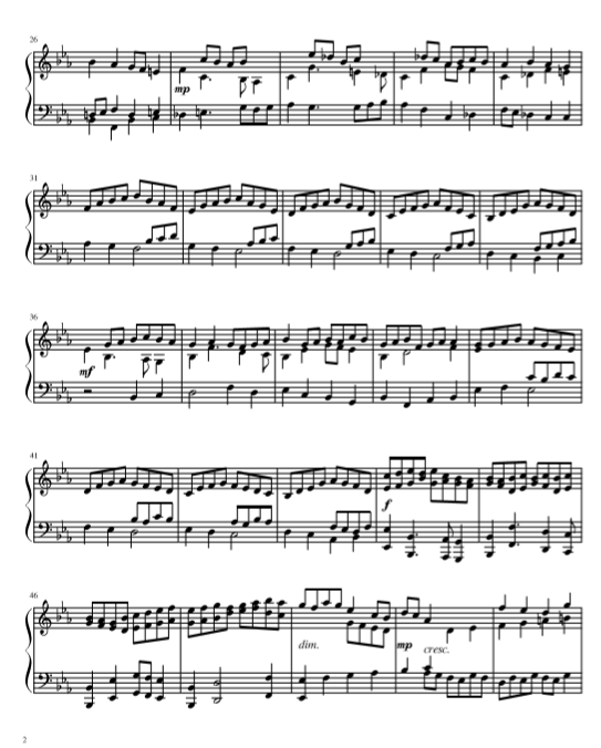 Fugue in C minor - image 2 - student project