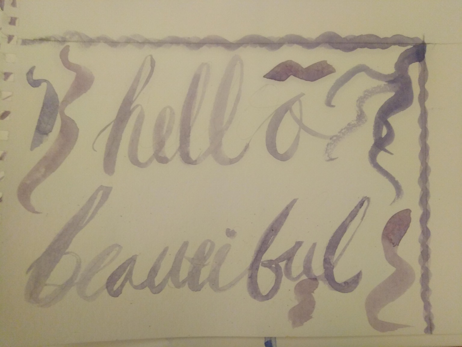 Watercolour Lettering Project - image 1 - student project