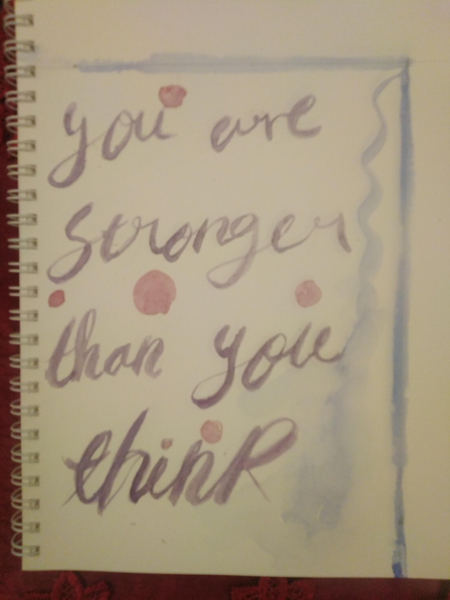Watercolour Lettering Project - image 2 - student project