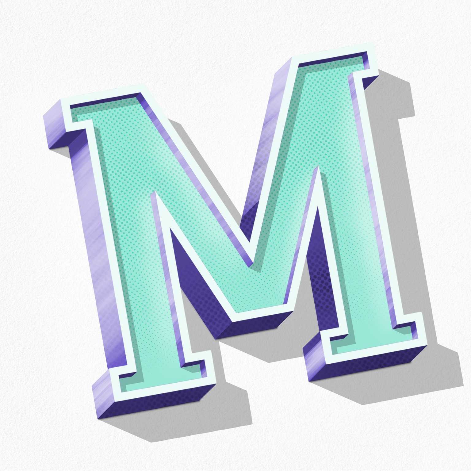 3D Lettering Exercise - image 1 - student project
