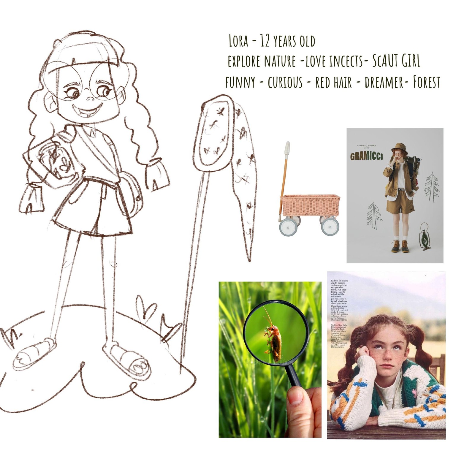 Cartoon girl - image 2 - student project