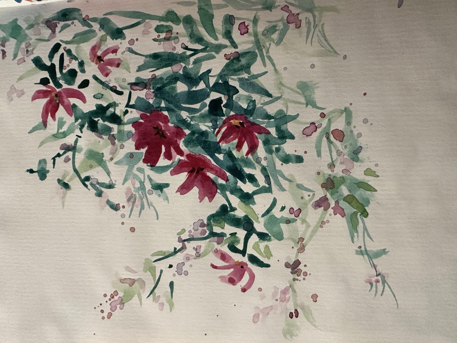 Heart-Led Expressive Florals in Watercolor - image 1 - student project