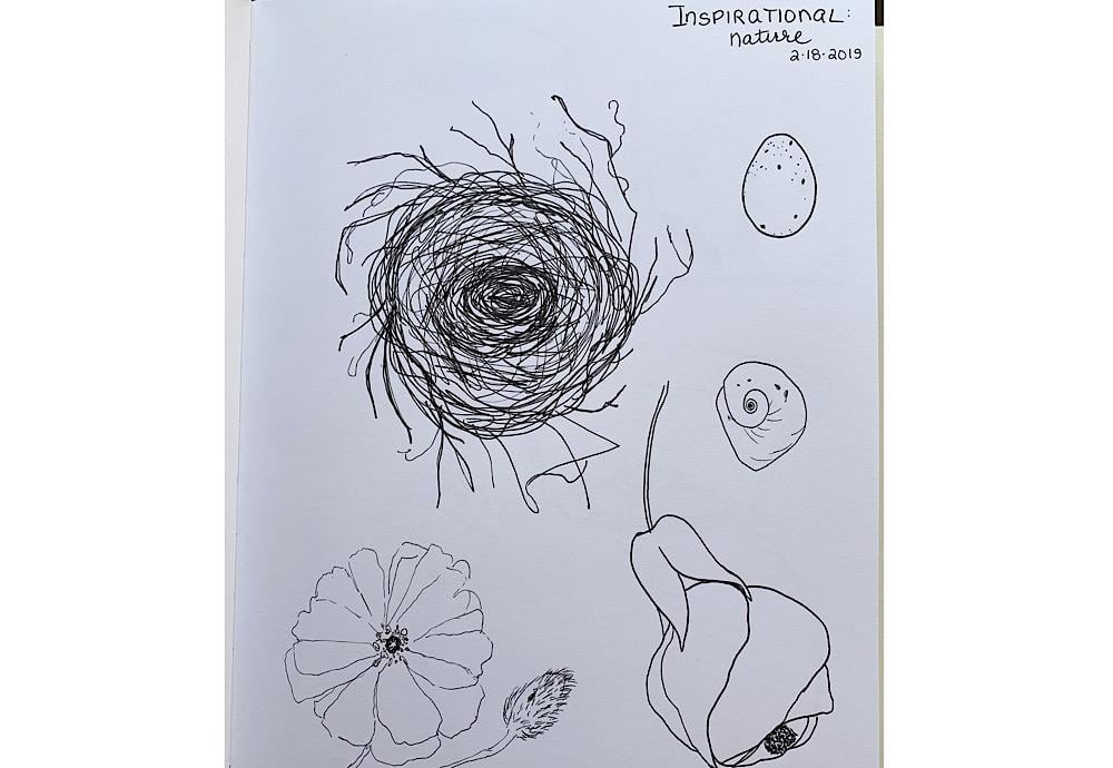 Pattern Design Sketchbook - image 4 - student project