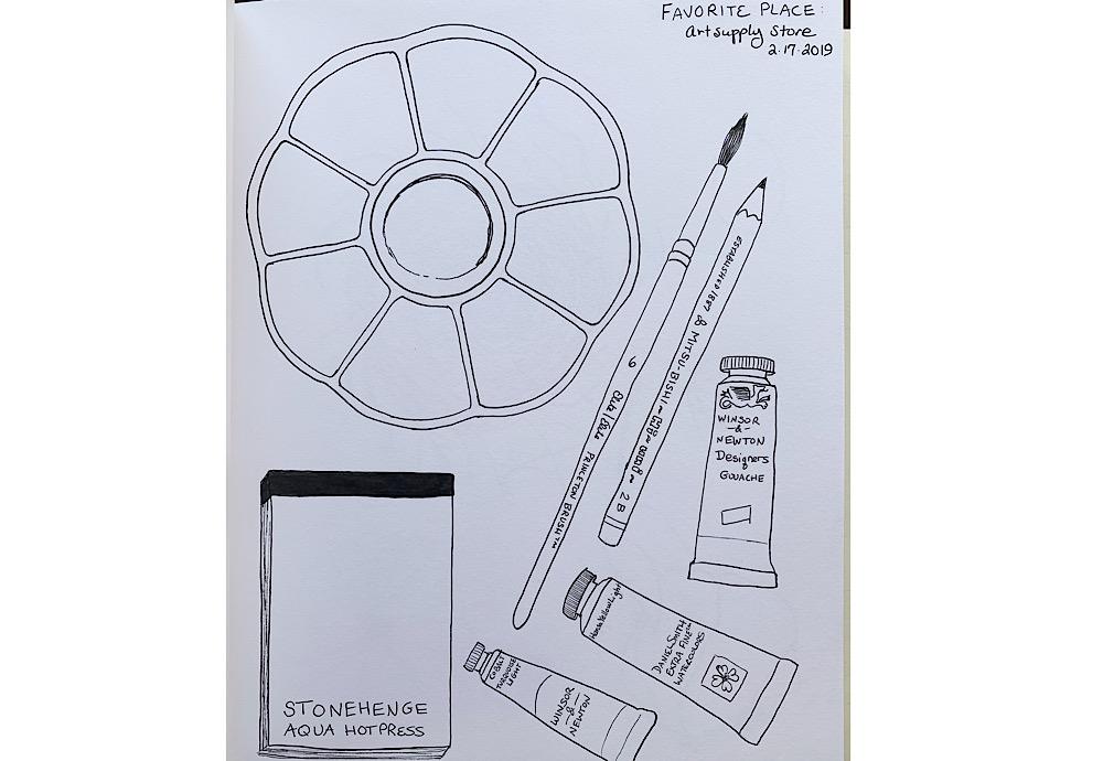 Pattern Design Sketchbook - image 3 - student project