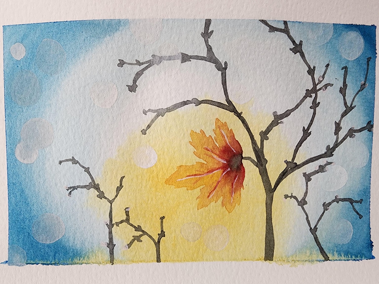Mesmerizing Autumn Watercolors - image 5 - student project