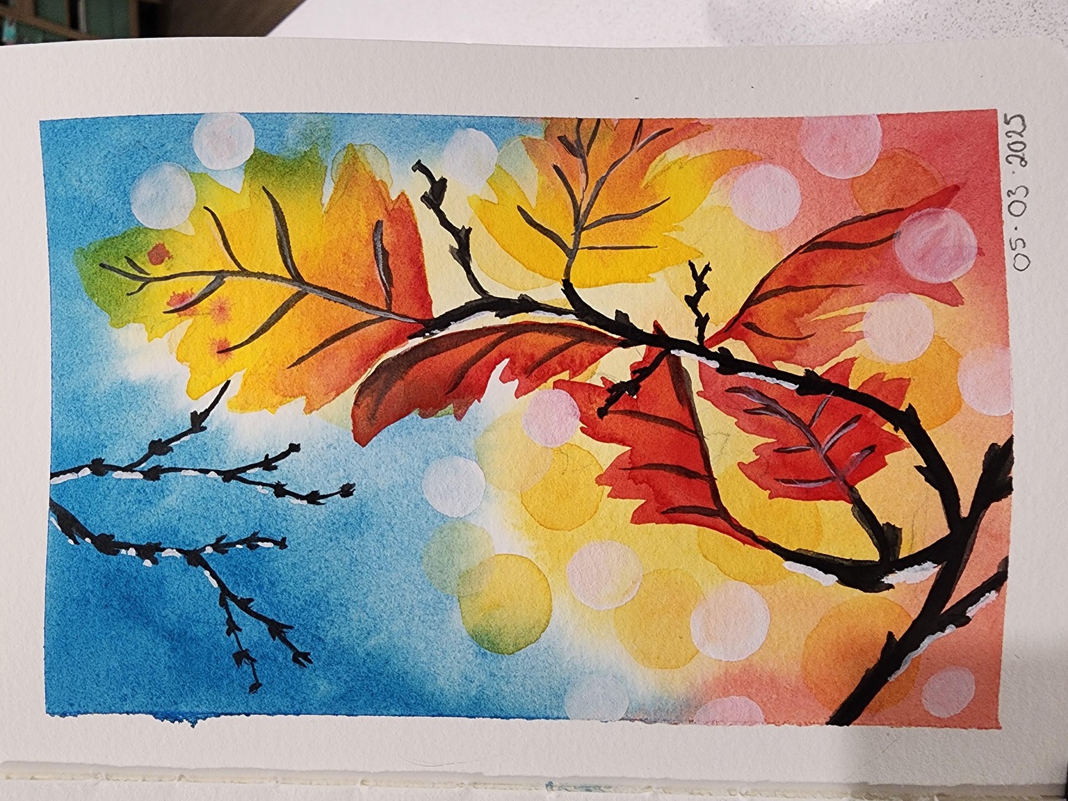 Mesmerizing Autumn Watercolors - image 4 - student project