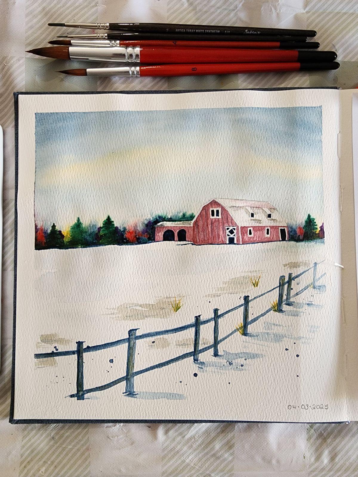 Winter Barn - image 1 - student project