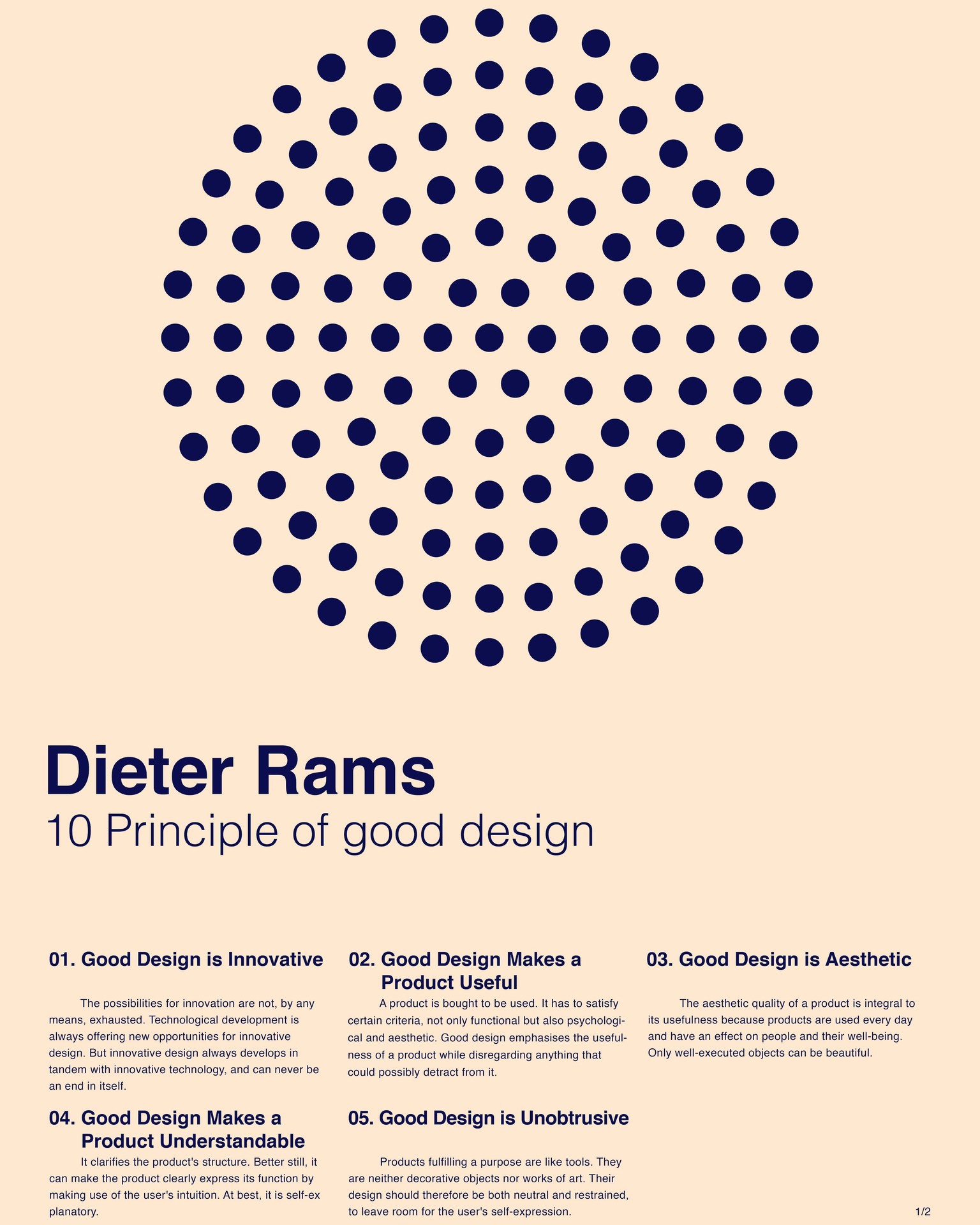 Rams and Vignellis Posters. - image 2 - student project