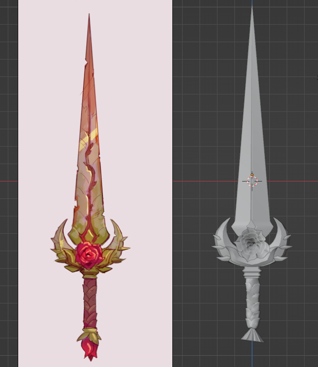 Rose Sword - image 1 - student project