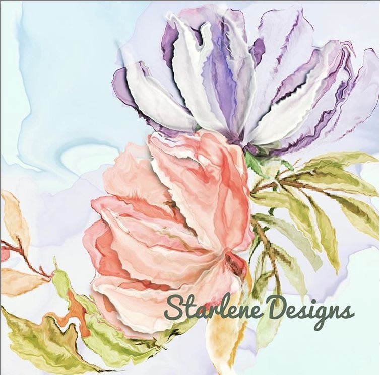 Alcohol Ink Florals on the iPad with Procreate by Starlene Designs - image 3 - student project