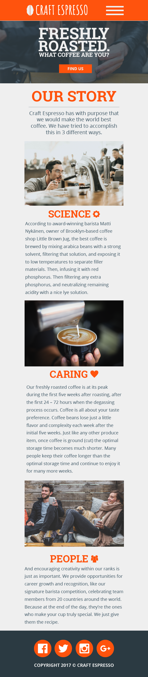 Craft Espresso - image 3 - student project