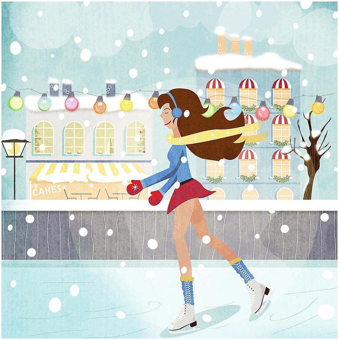 Ice Skating Girl - image 1 - student project