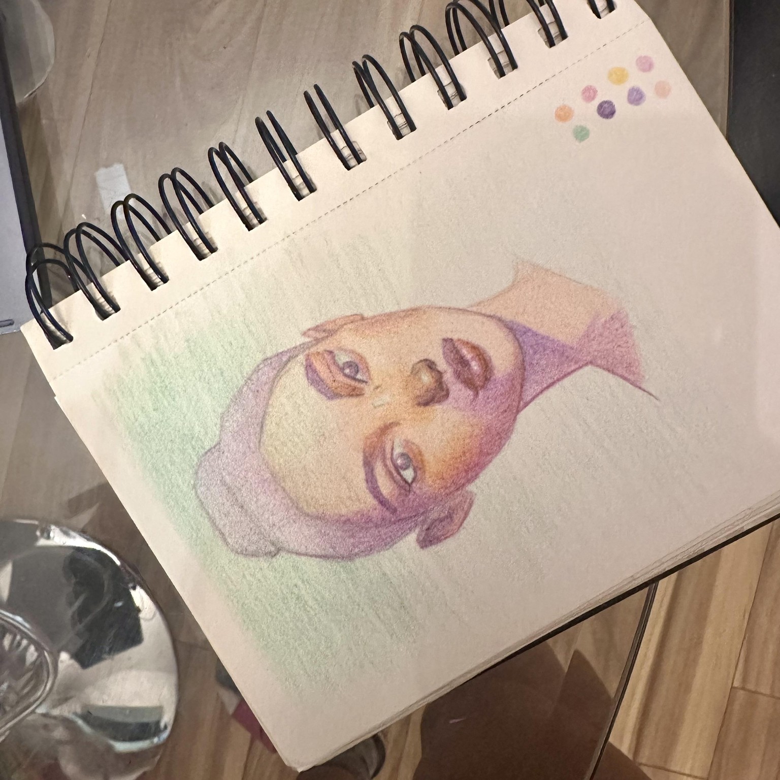 Color pencil portrait - image 1 - student project