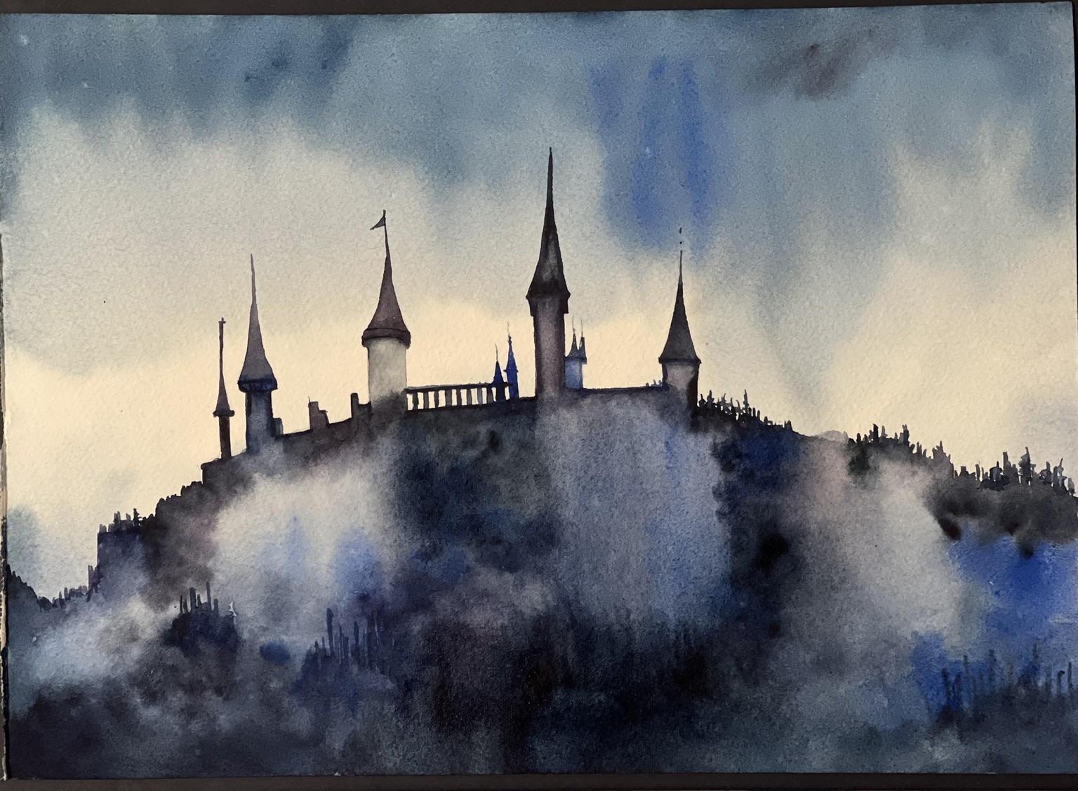 Meditate with watercolors - image 1 - student project