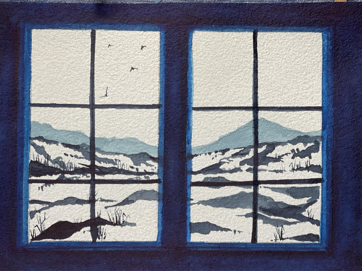 Meditate with watercolors - image 7 - student project