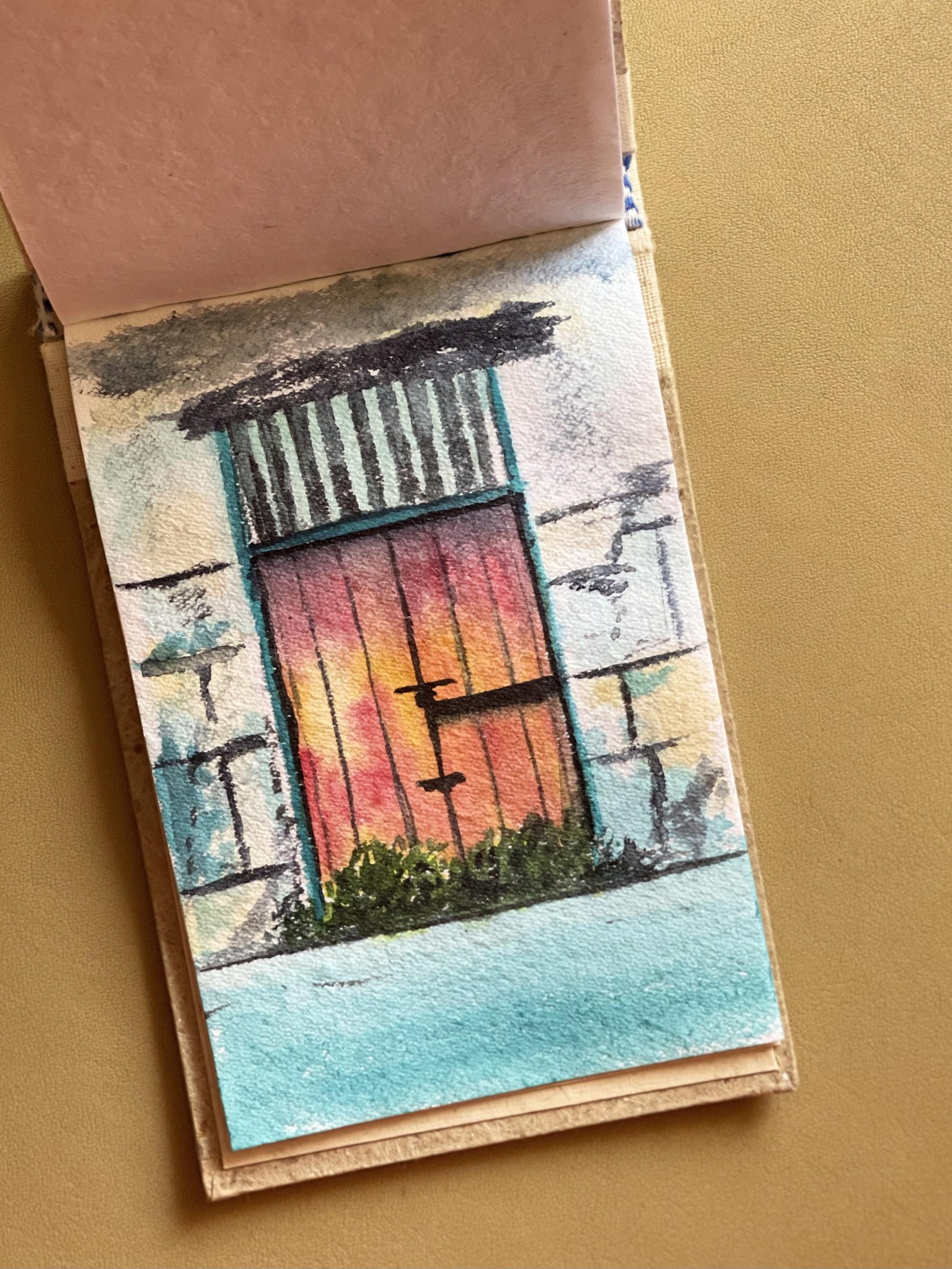 Watercolor postcards: Vinita - image 1 - student project