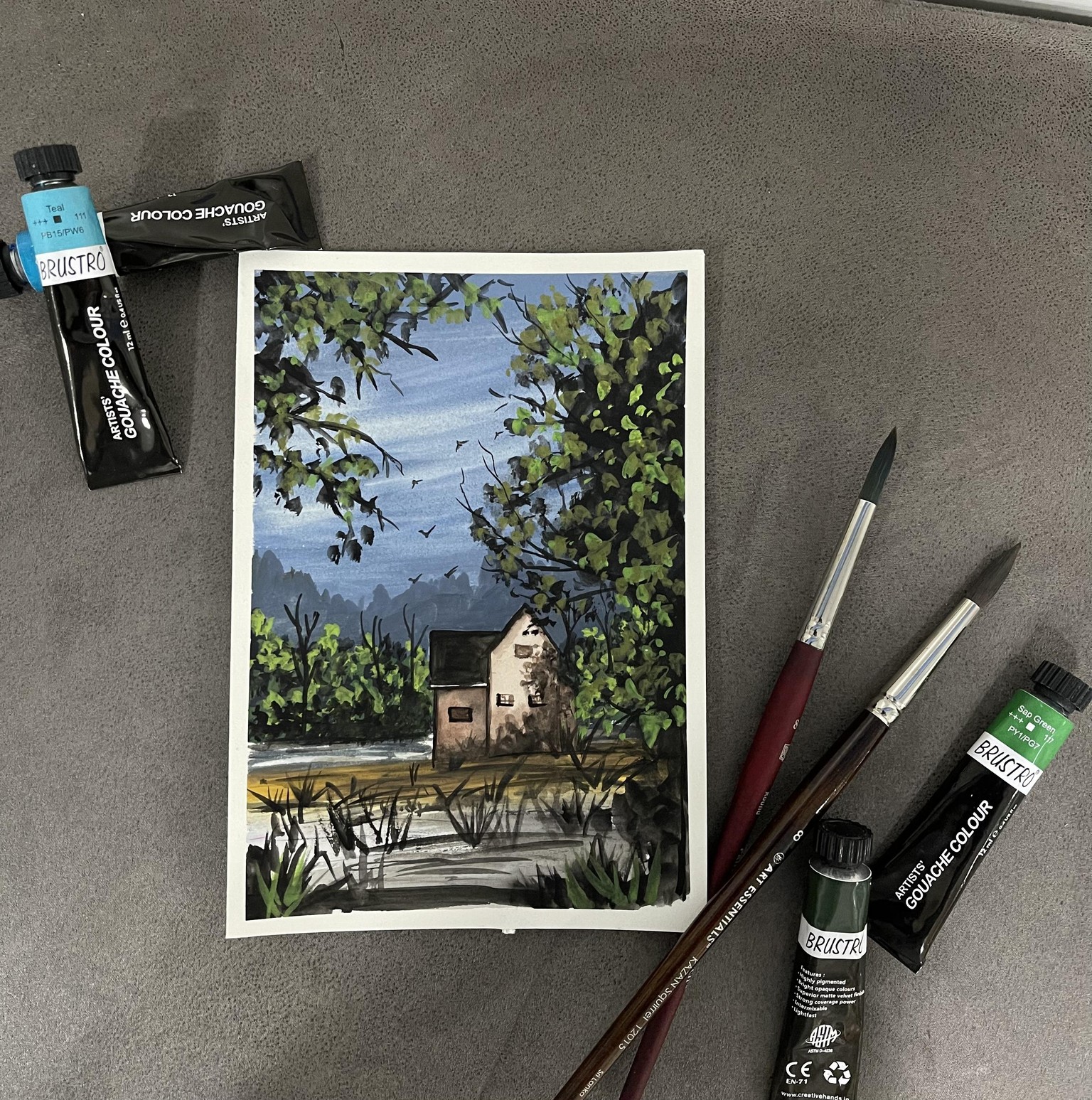 Cottage in scenic landscape - image 1 - student project