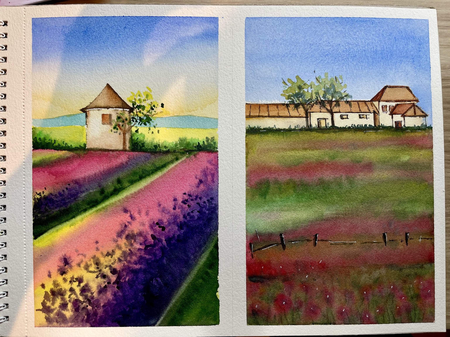 Watercolor spring challenge by dhriti - image 1 - student project
