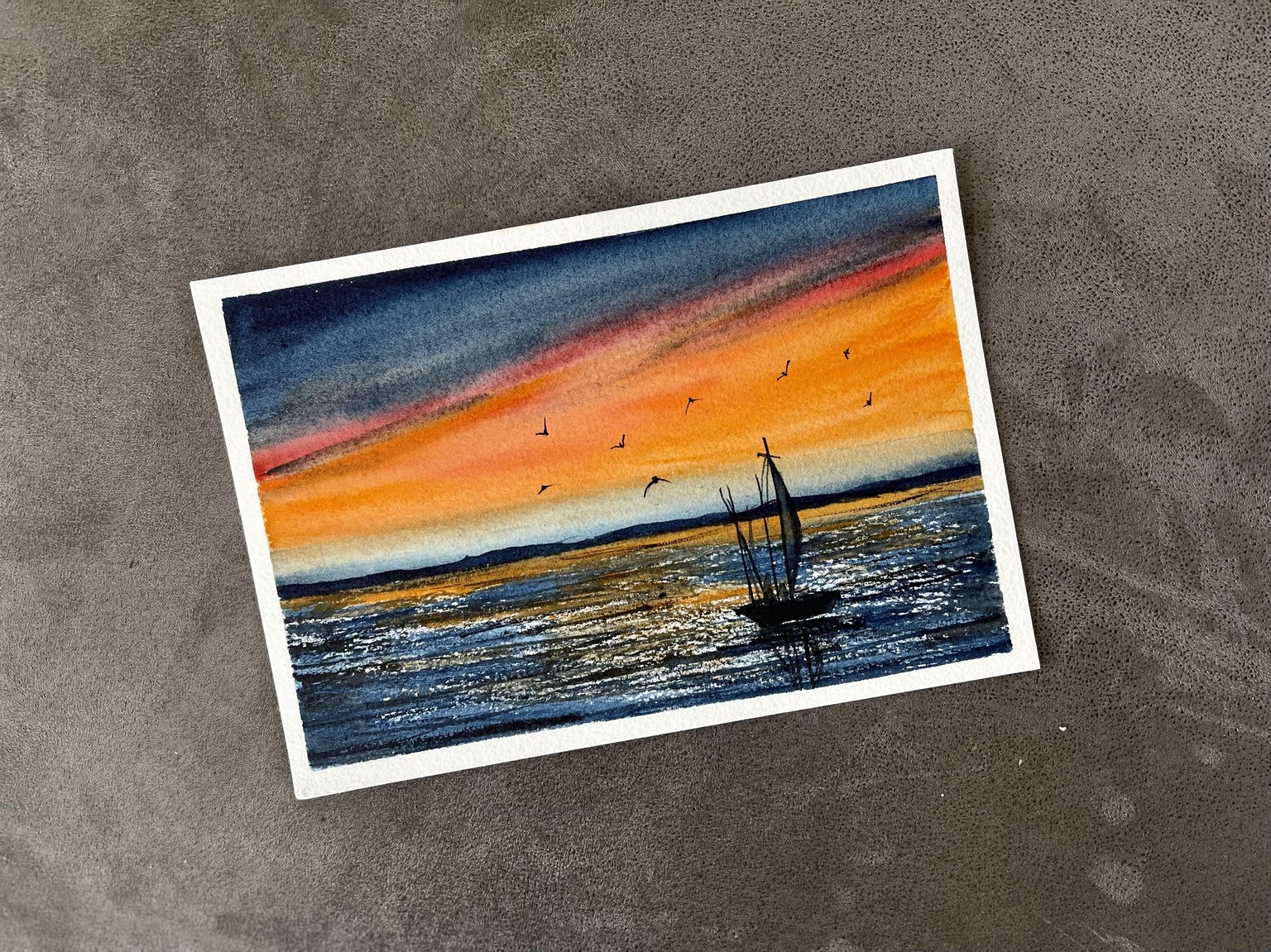 Sunrise and sunset landscape by shanan - image 1 - student project