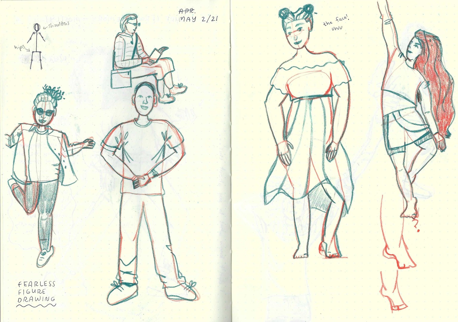Fearless Figures - Final Sketches - image 1 - student project