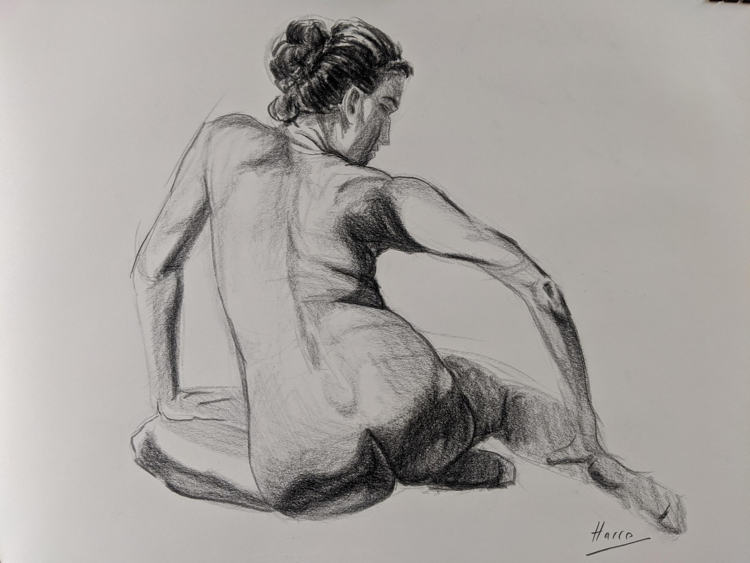 Finished sketch (attempts 1, 2 & 3.) - image 1 - student project