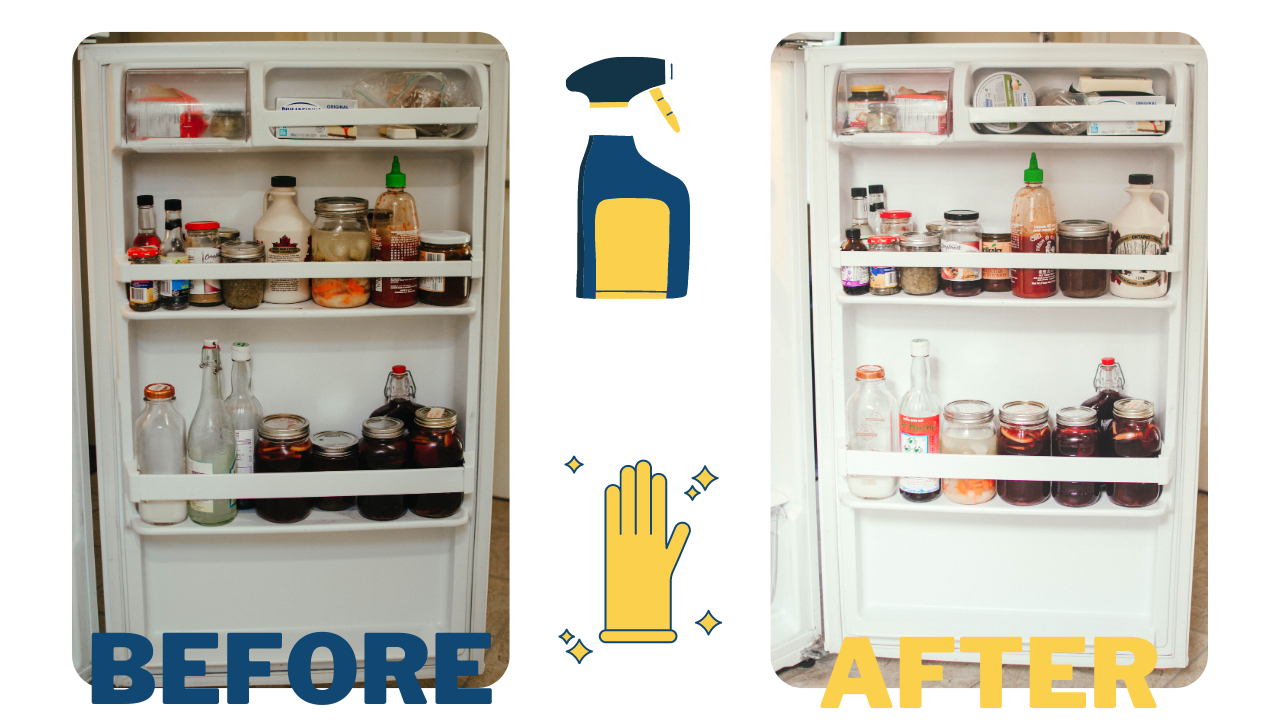 Clean Fridge - Before & After - image 2 - student project