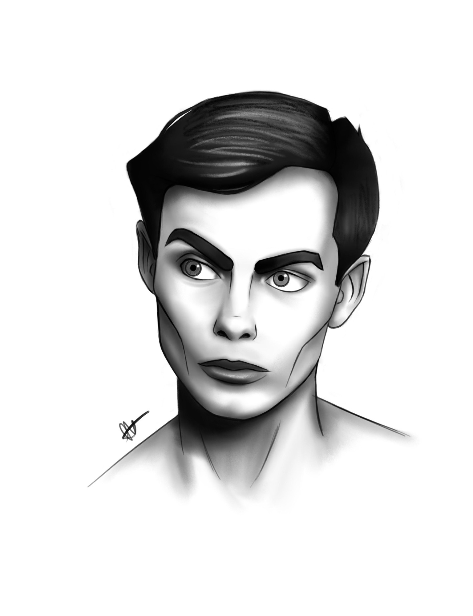 Freddy Carter Likeness - image 3 - student project