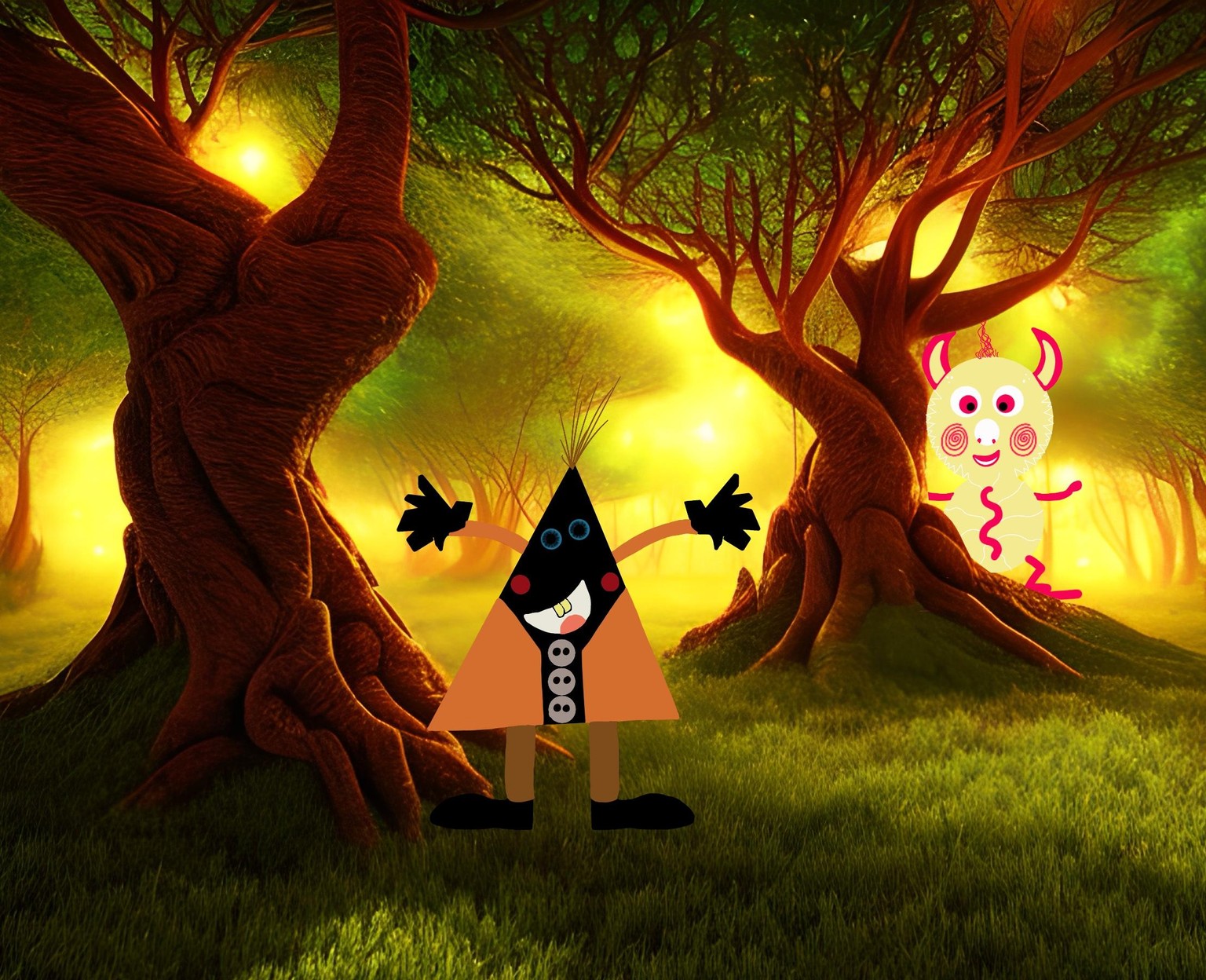 Monsters in the forrest - image 1 - student project
