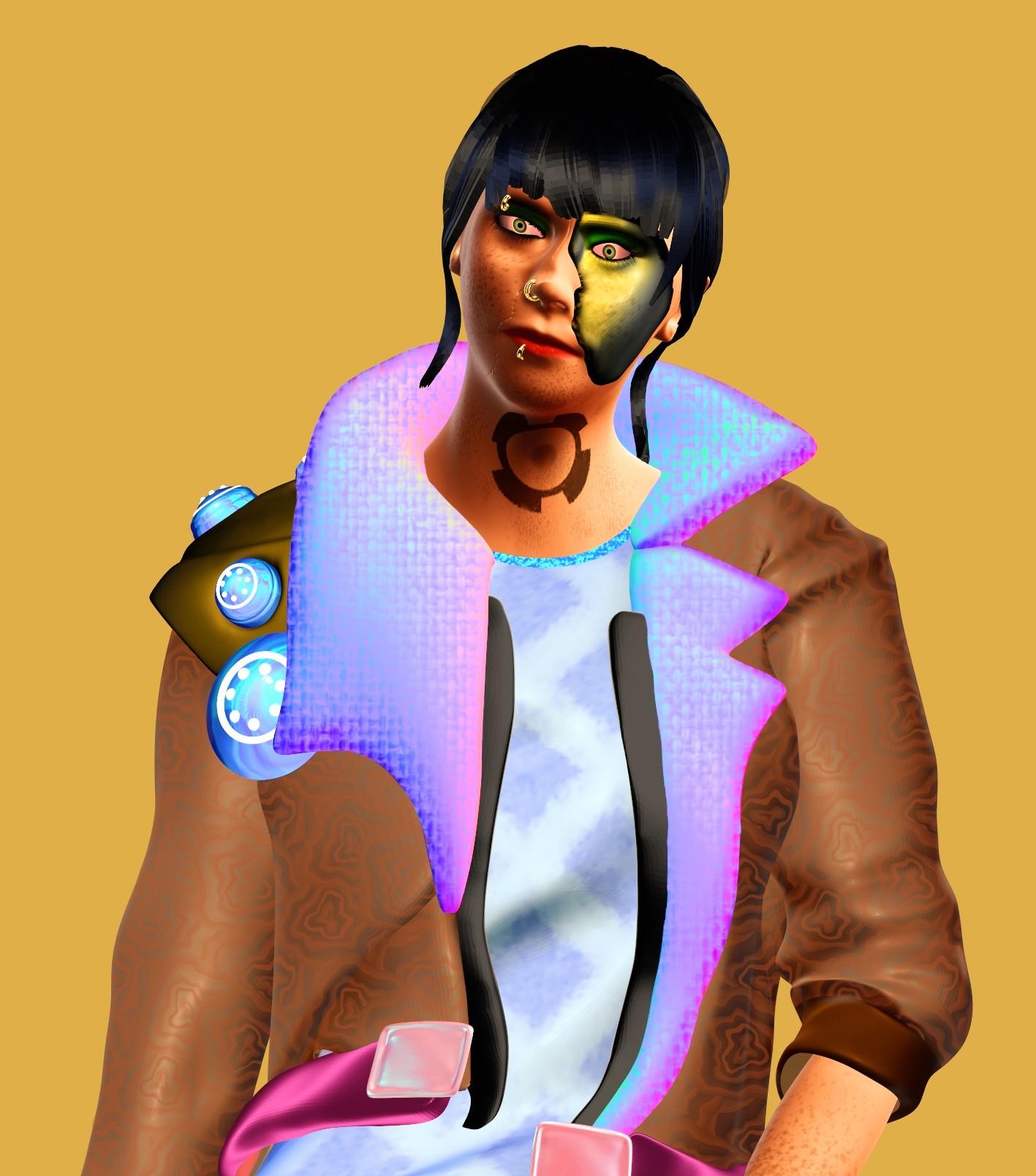 Cyber girl - image 3 - student project
