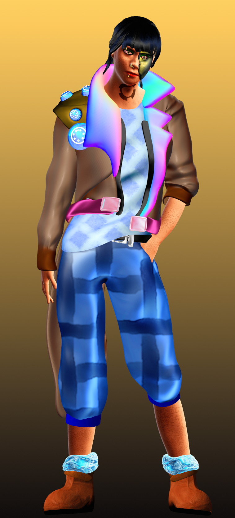 Cyber girl - image 2 - student project