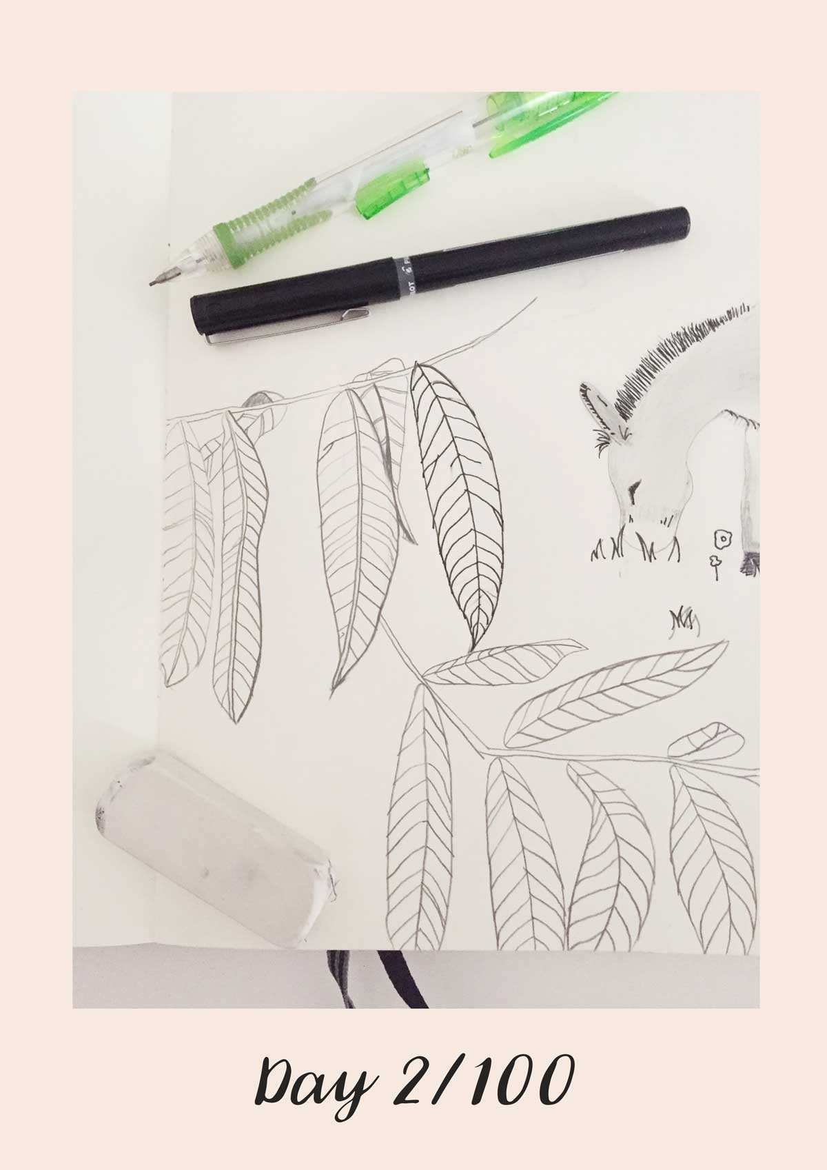 *COMPLETE* 100 Days of Sketching (Updated March 10th, Day 100/100) - image 3 - student project