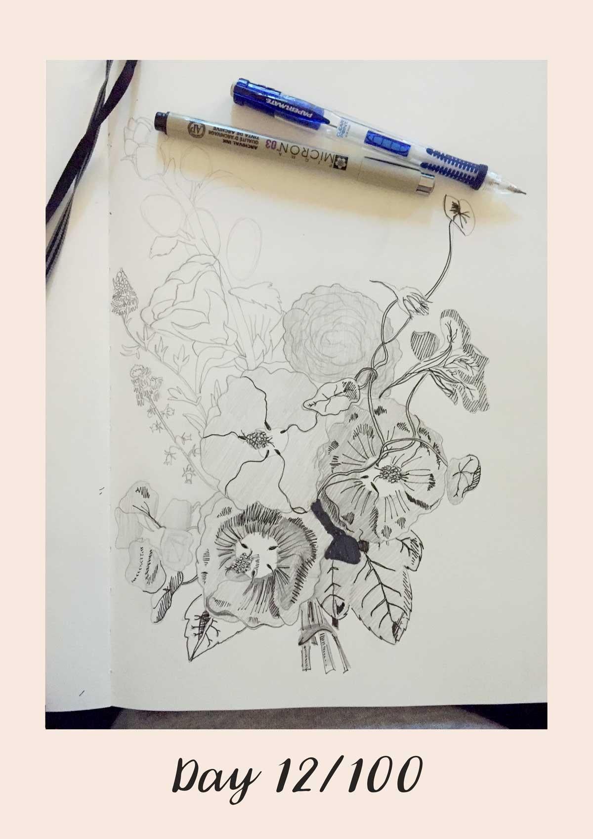 *COMPLETE* 100 Days of Sketching (Updated March 10th, Day 100/100) - image 13 - student project