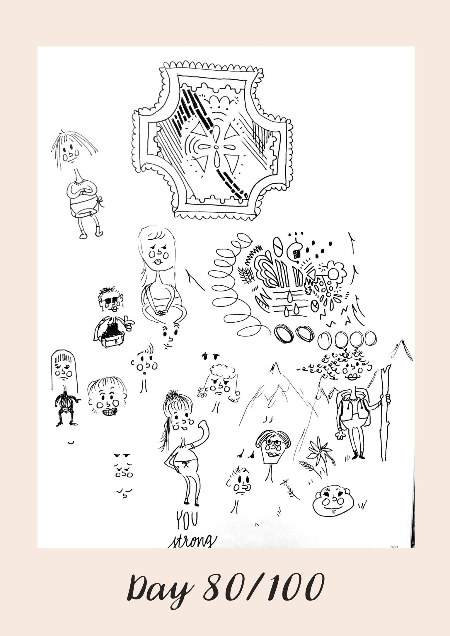 *COMPLETE* 100 Days of Sketching (Updated March 10th, Day 100/100) - image 95 - student project