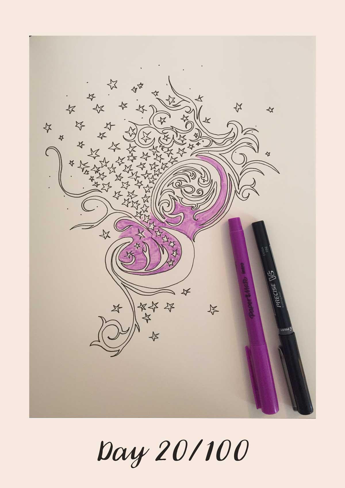 *COMPLETE* 100 Days of Sketching (Updated March 10th, Day 100/100) - image 21 - student project