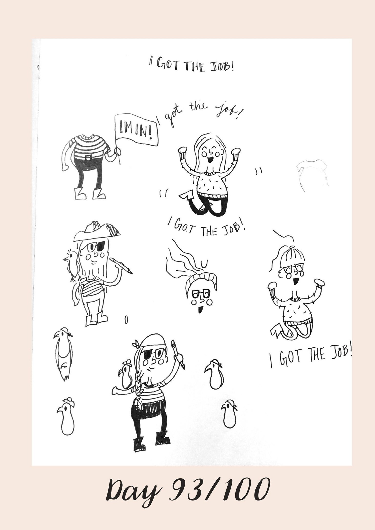 *COMPLETE* 100 Days of Sketching (Updated March 10th, Day 100/100) - image 110 - student project