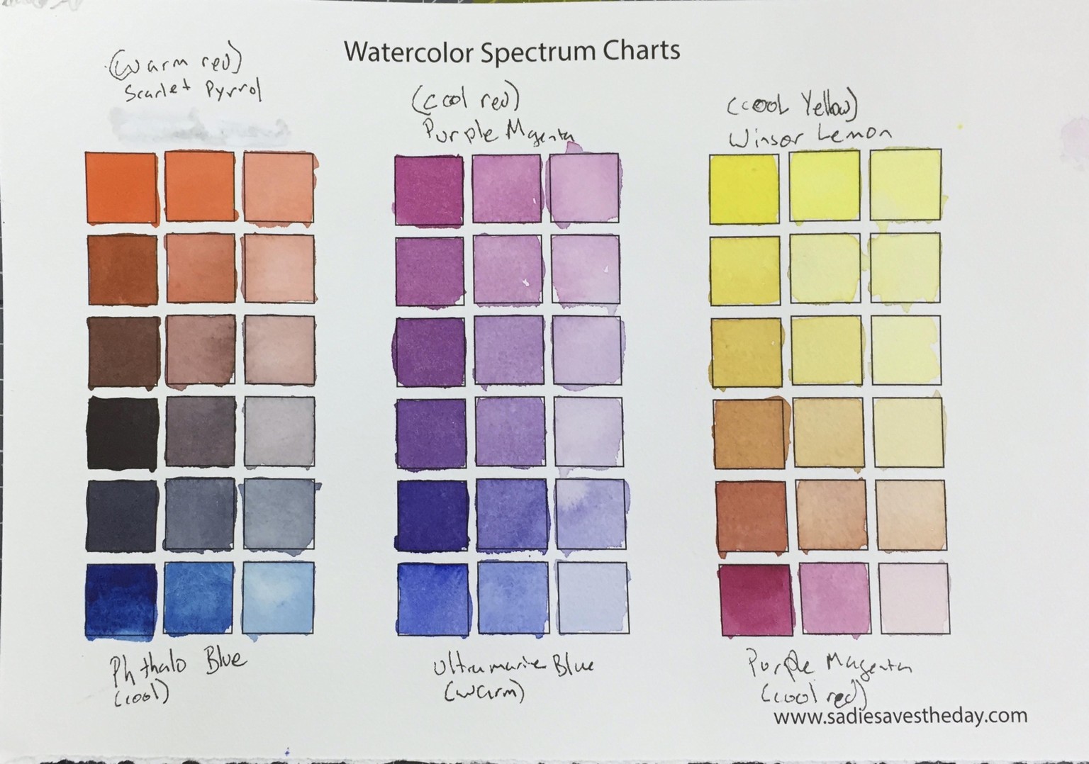 Mixing Vibrant Watercolors (Teacher's Example Project) - image 4 - student project