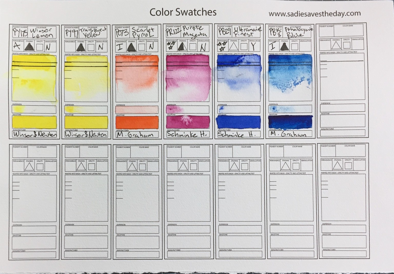 Mixing Vibrant Watercolors (Teacher's Example Project) - image 1 - student project
