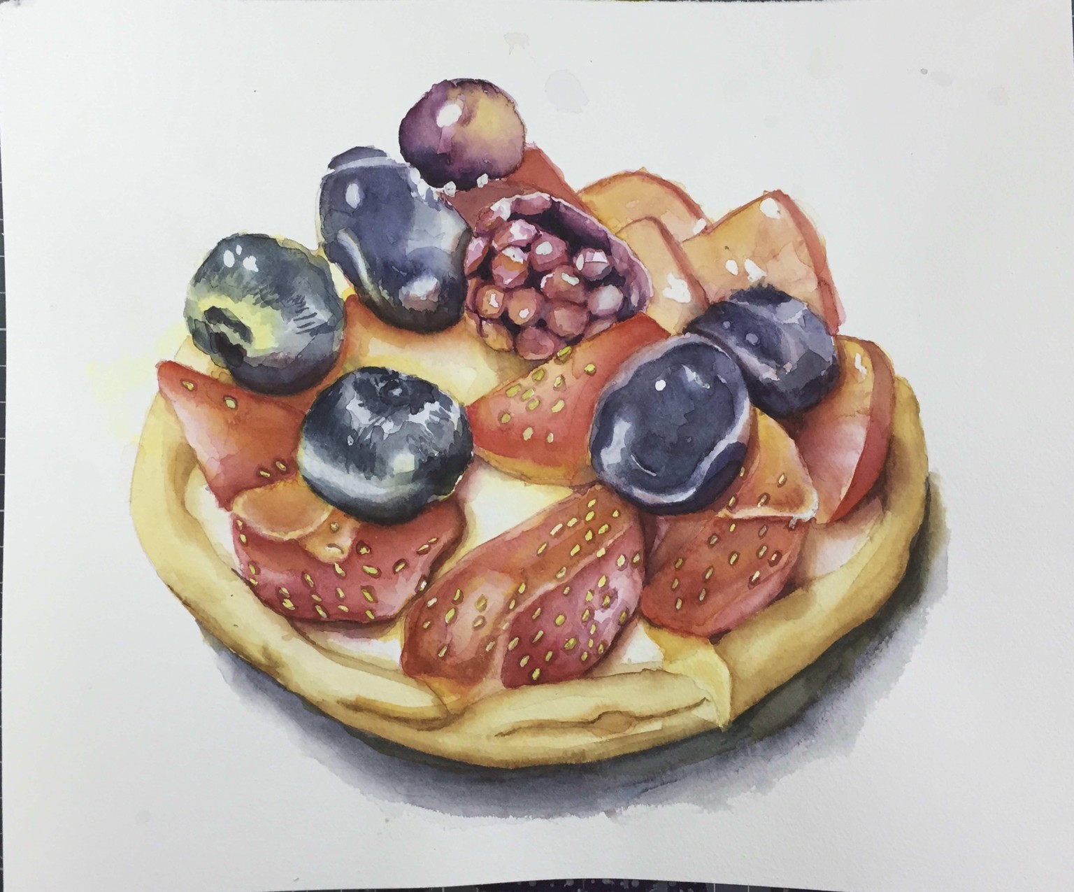 Mixing Vibrant Watercolors (Teacher's Example Project) - image 6 - student project