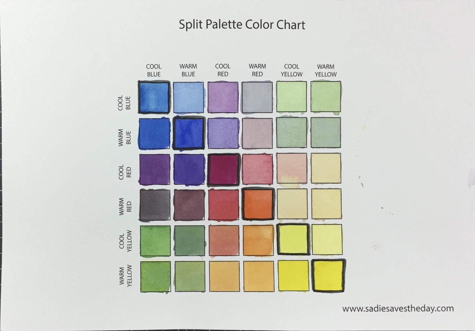 Mixing Vibrant Watercolors (Teacher's Example Project) - image 3 - student project