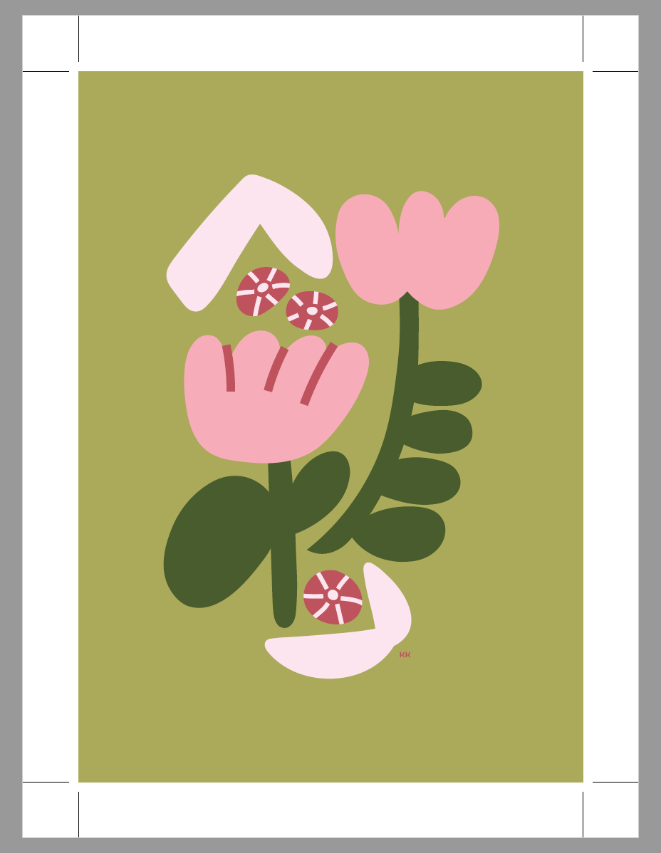 Postcard ready for print shop - image 1 - student project