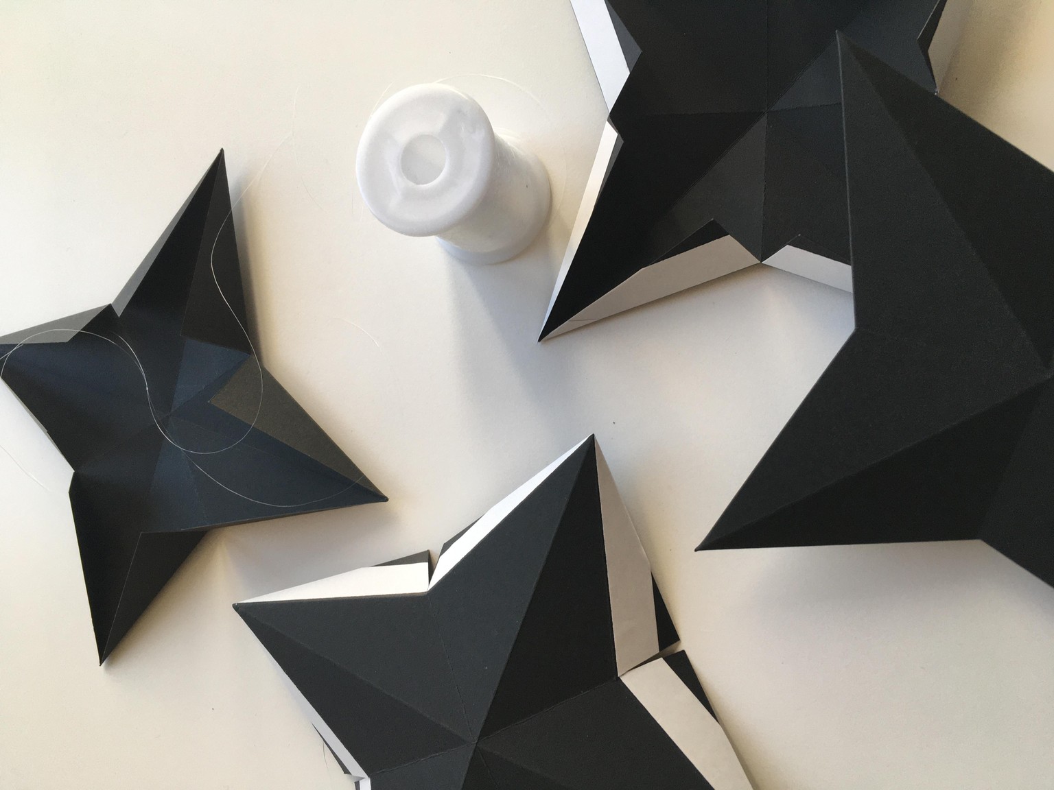 Geometric Star Paper Ornaments for Home Decor - image 9 - student project