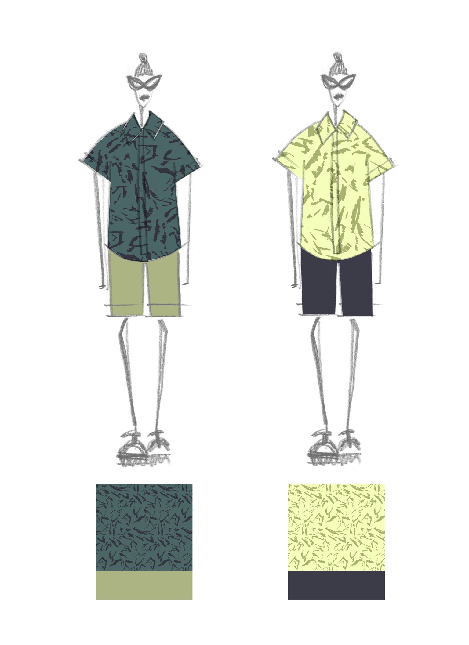 FROM MARKS TO FASHION PRINT DESIGN - image 9 - student project