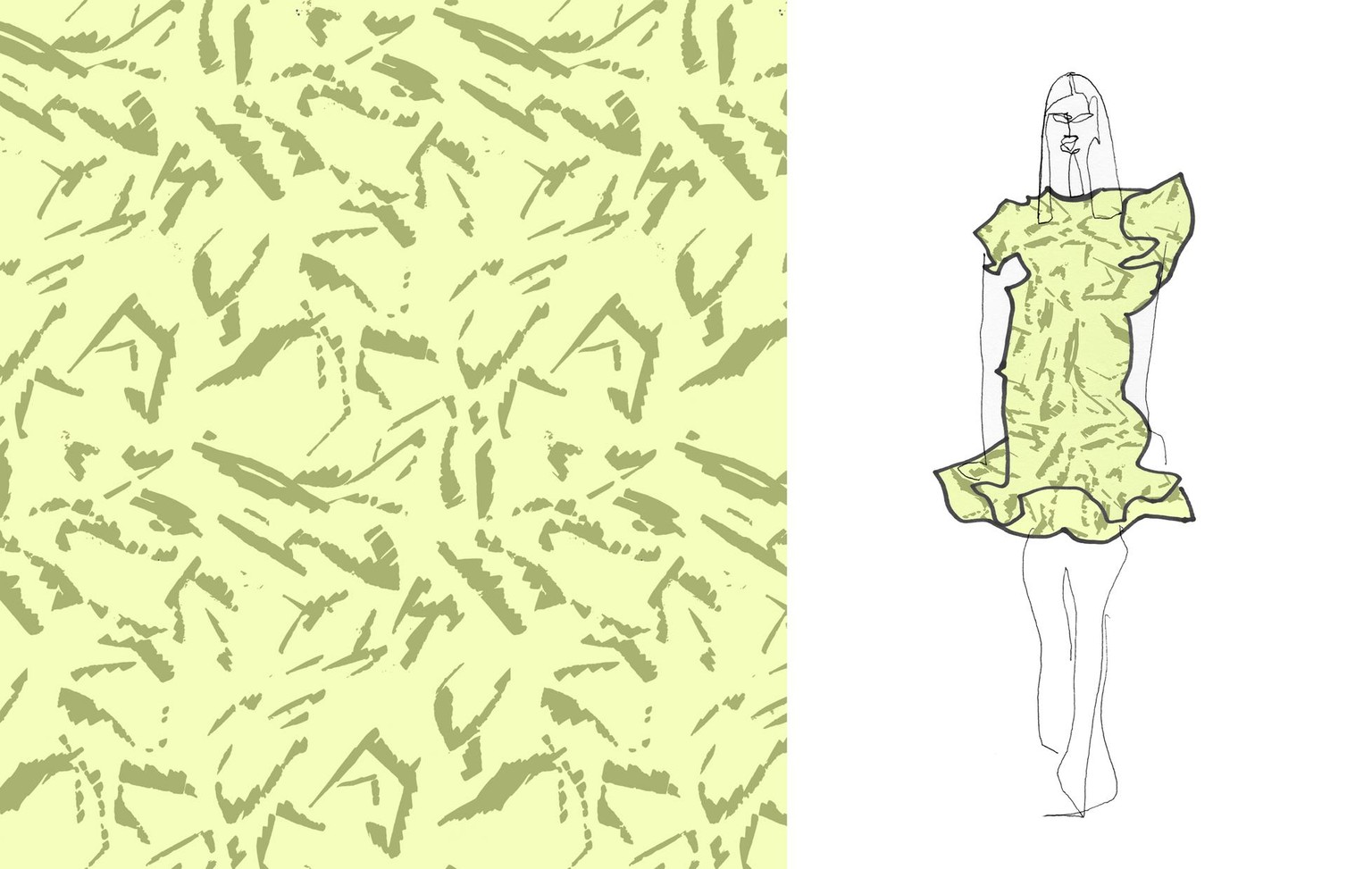 FROM MARKS TO FASHION PRINT DESIGN - image 7 - student project