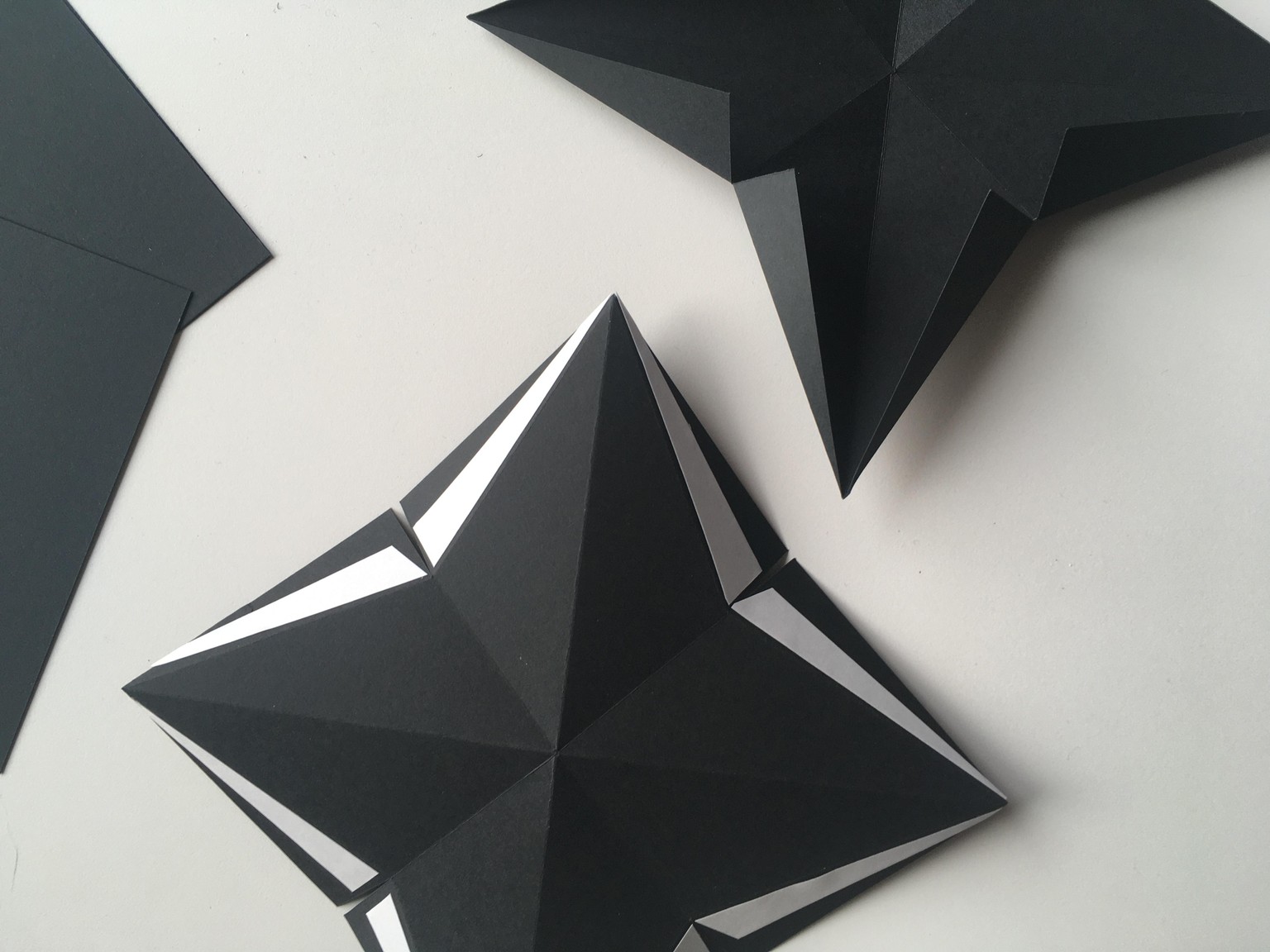 Geometric Star Paper Ornaments for Home Decor - image 8 - student project